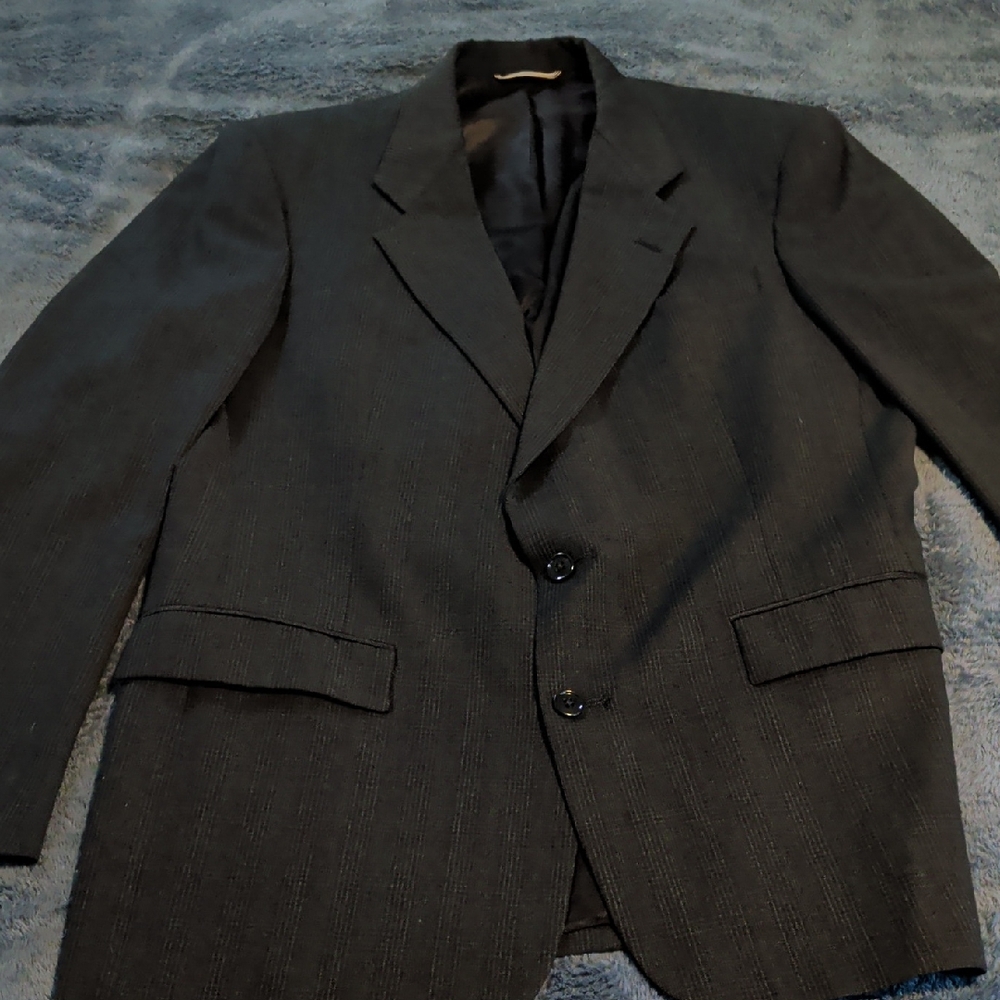 Christian Dior Men's Blazer Charcoal 42 Long